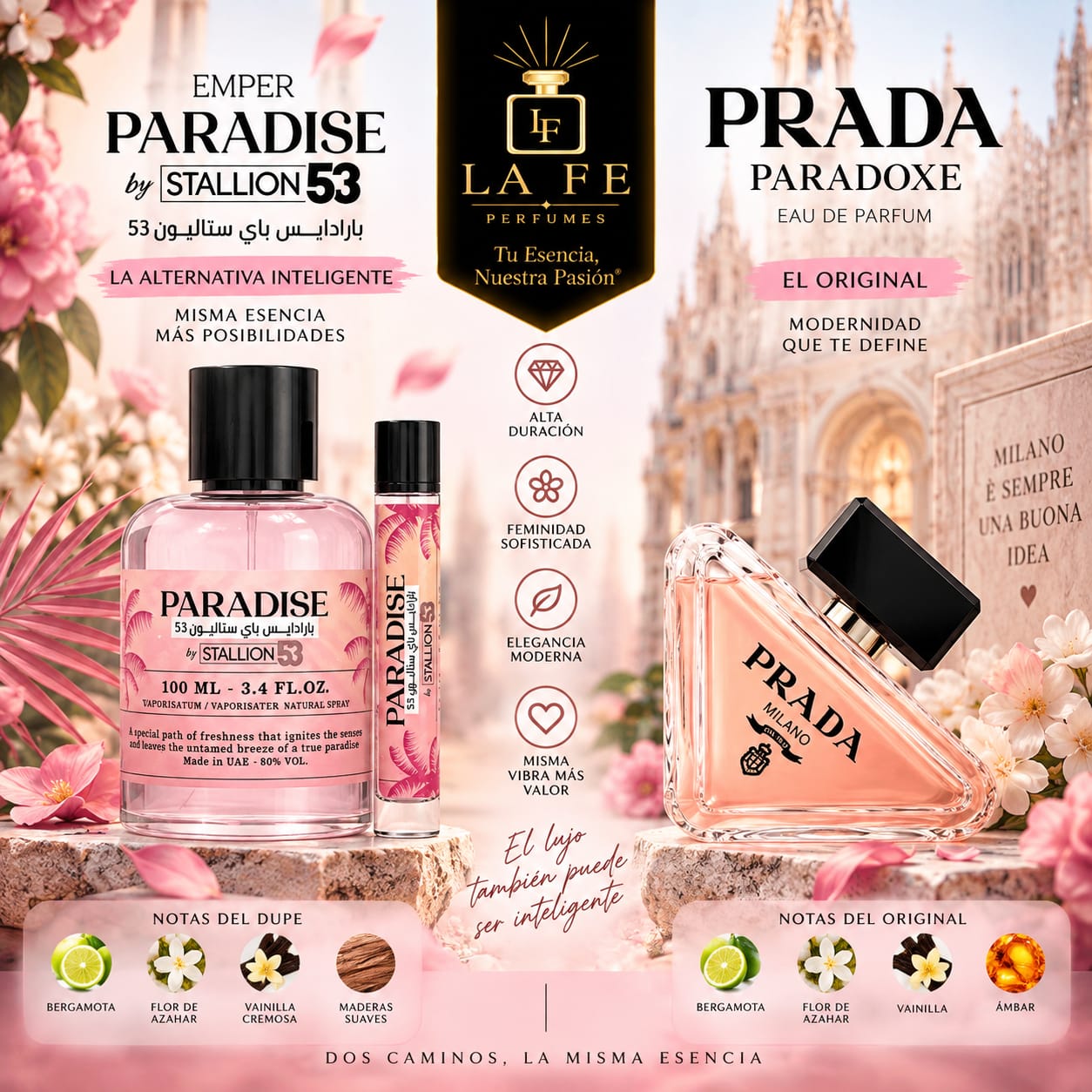 Emper Paradise By Stallion 53 Women 100ml + Decant 20ml EDP